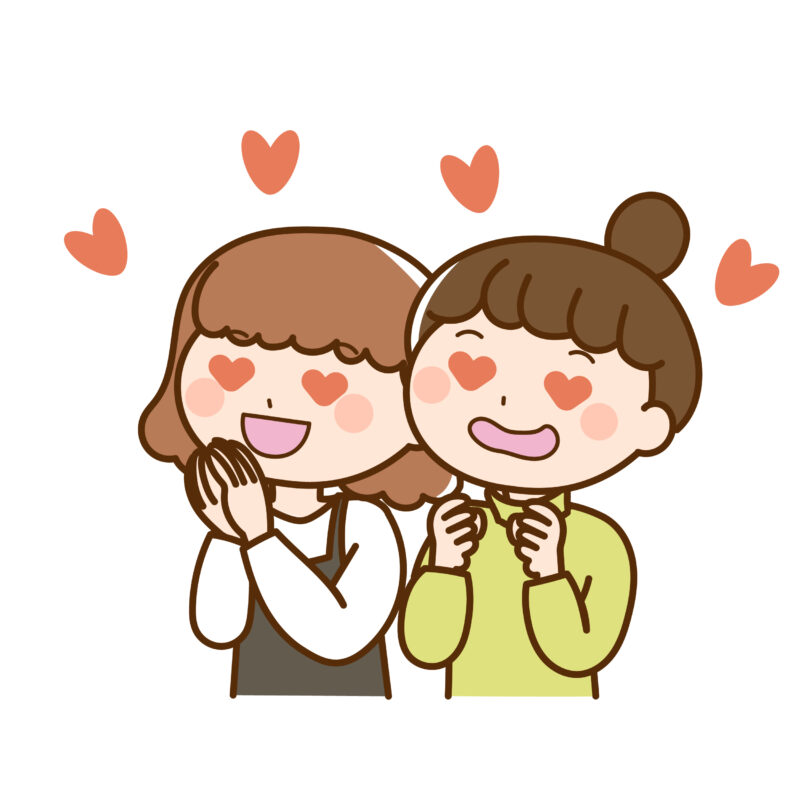 応援する女性
