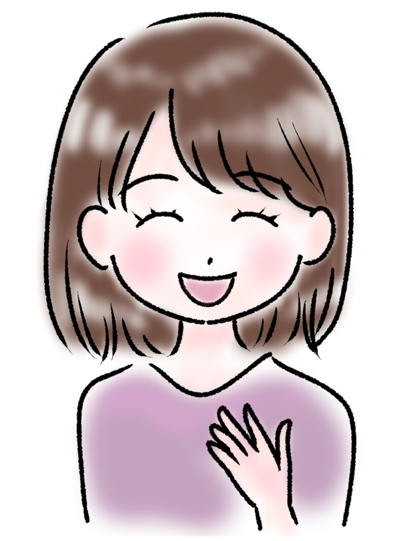 楽しそうな女性